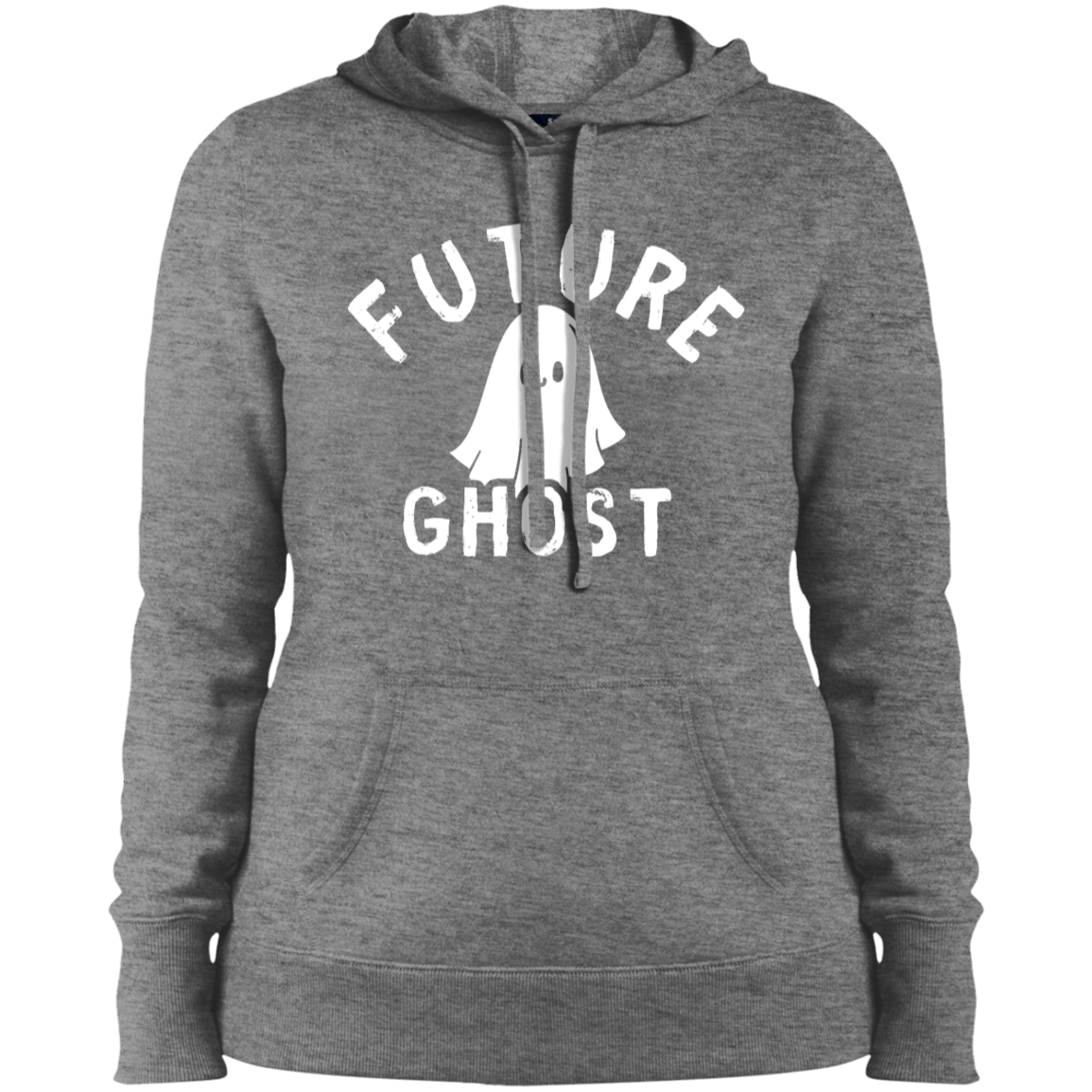 Ladies' Pullover Hooded Sweatshirt, Future Ghost